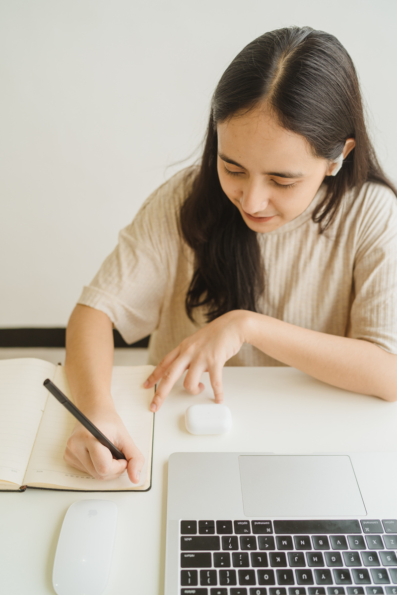 Woman Working From Home